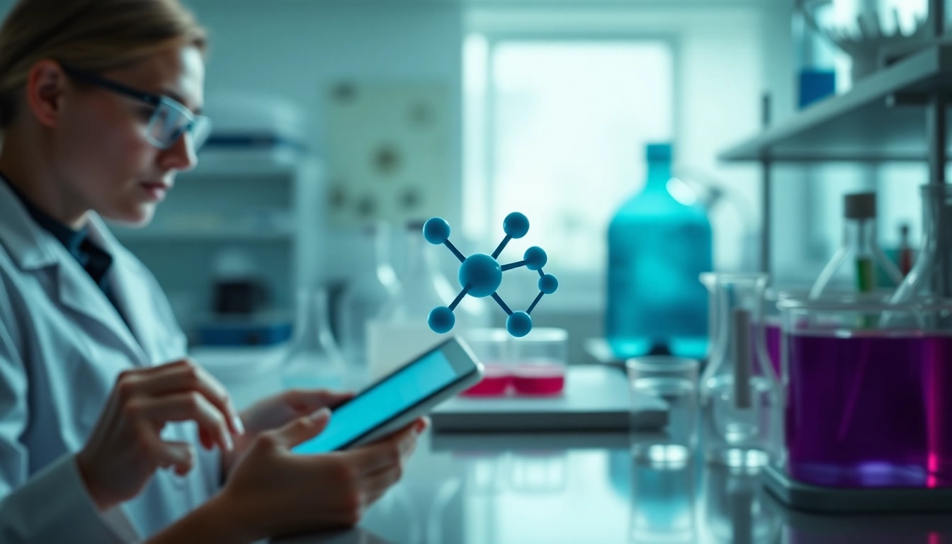 Analyze the molecular structure of Retatrutide in a professional lab setting.