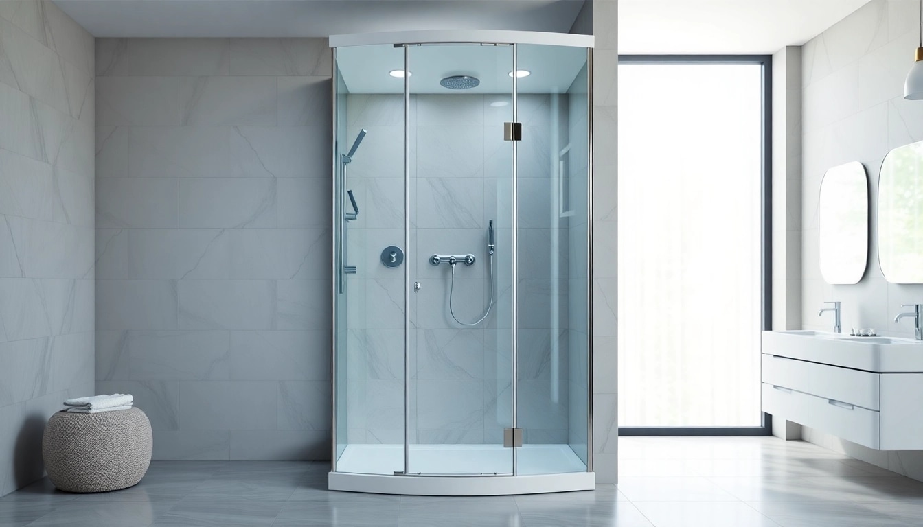Genießen Sie die stilvolle sonni Duschkabine in einem eleganten Badezimmer-Design.
