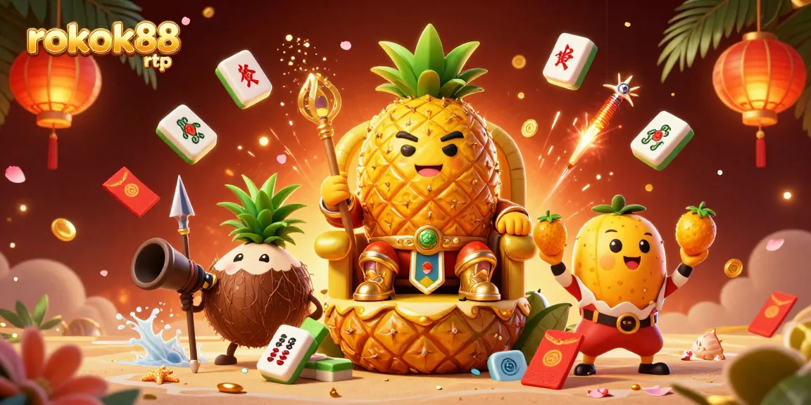 Experience thrilling gameplay with rokok88 rtp in a vibrant casino setting featuring dynamic characters.