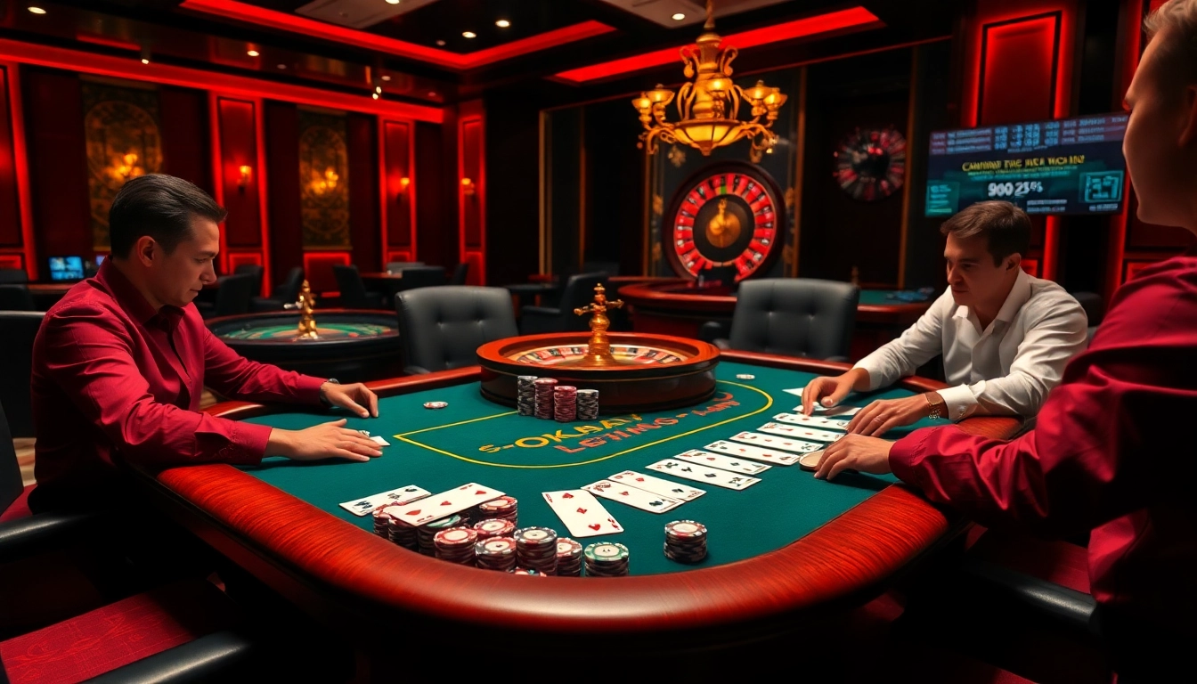 Experience the thrill of play at nhà cái uy tín s8 with vibrant poker tables and high-stakes action.