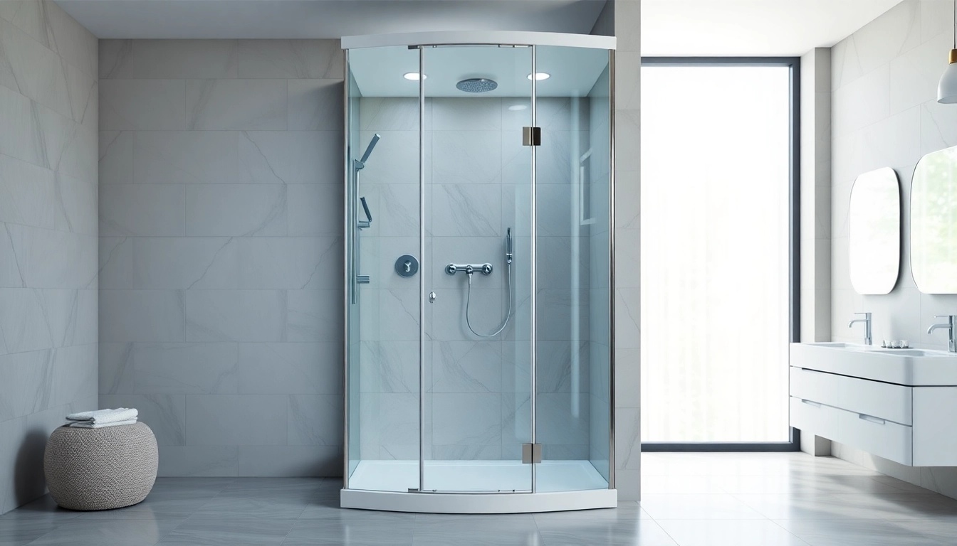 Genießen Sie die stilvolle sonni Duschkabine in einem eleganten Badezimmer-Design.