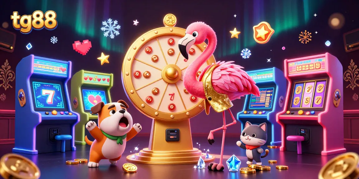 Spin the golden prize wheel with tg88 while enjoying a vibrant casino atmosphere.