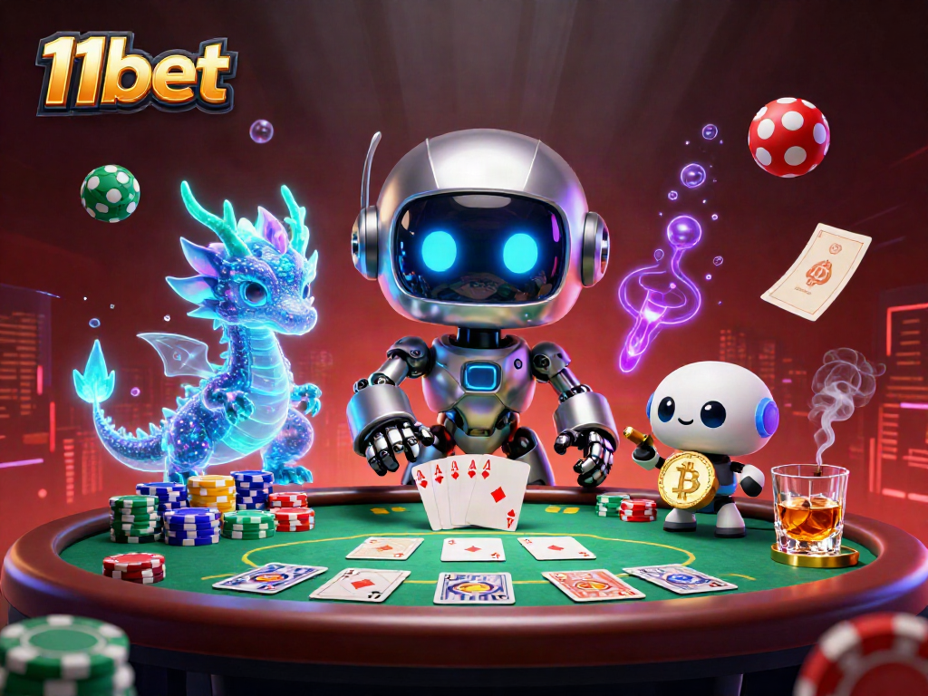 Engage with dynamic gameplay at 11bet alongside vibrant casino characters and energy.