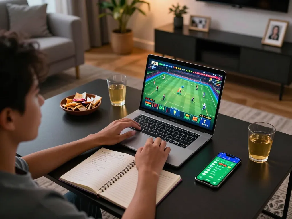 Engaging in web cá độ bóng đá through dynamic online betting at home with strategic notes and devices