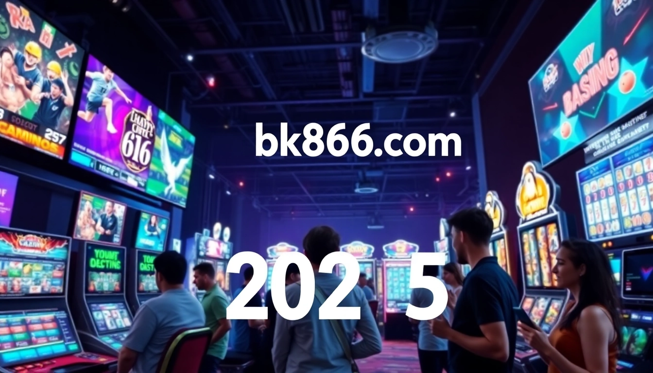 Experience online gaming excitement at bk860s.com with diverse players in a vibrant digital casino.
