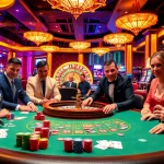 Join the action at https://jbo.center/ with a thrilling poker game filled with colorful chips and excitement.