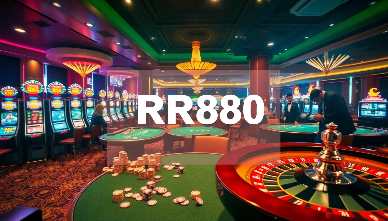 Experience the thrill of RR888 with vibrant casino gameplay featuring exciting slots and poker tables.