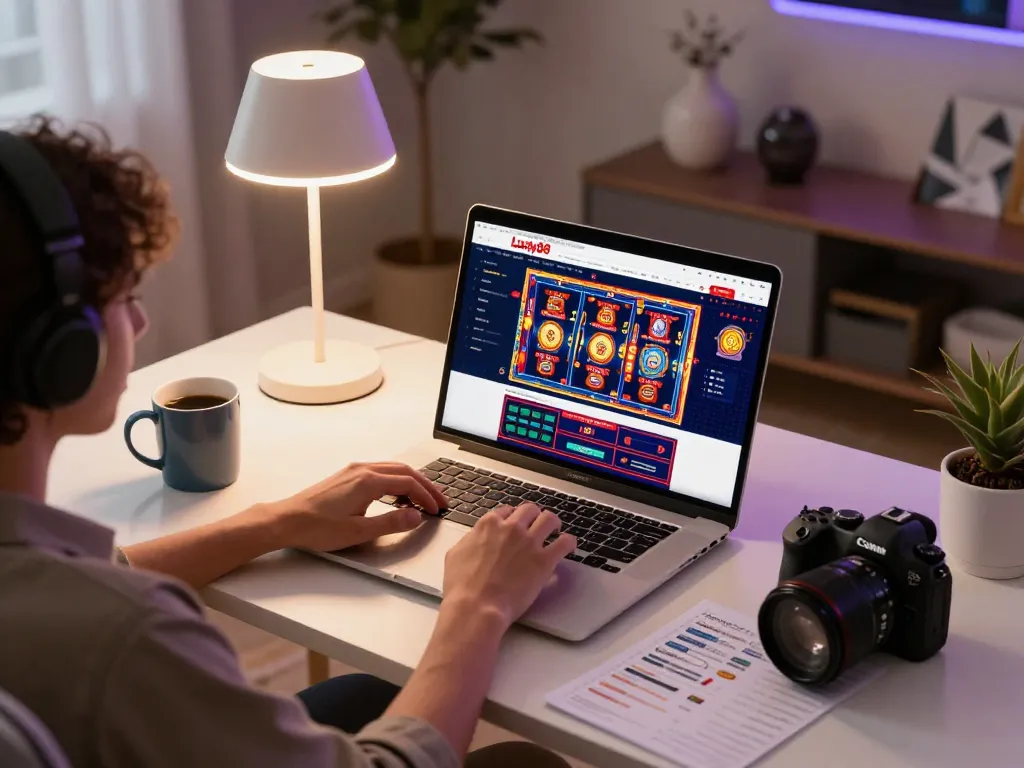 Engage in thrilling gameplay at Lucky88 online casino with a dynamic home gaming setup