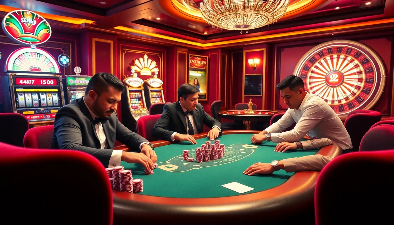 Play poker at an exciting gaming table, experiencing luxury and thrill at https://mm88.observer/.