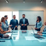 Register Utah LLC process in a modern office with a diverse team collaborating.