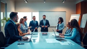 Register Utah LLC process in a modern office with a diverse team collaborating.