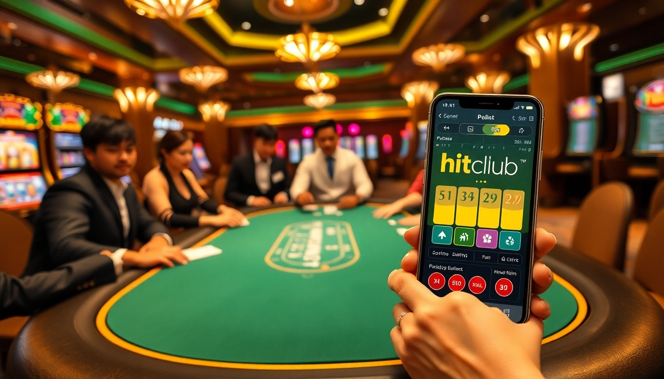 Tải hitclub to experience a luxurious casino scene with professional dealers and engaging gameplay.