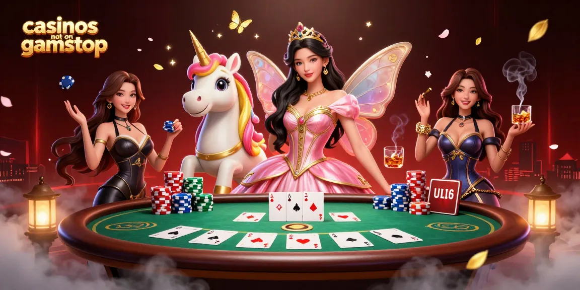 Experience the thrill at casinos not on gamstop with luxurious gaming elements and vibrant characters.