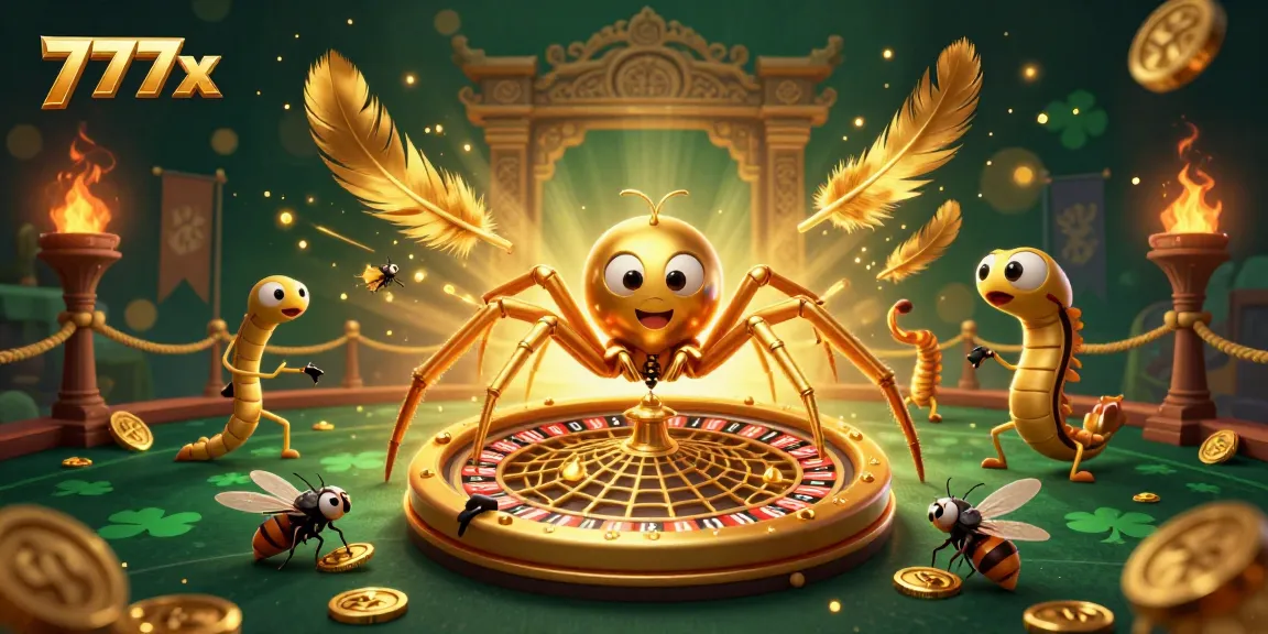 Spin the wheel of fortune with 777x, featuring a vividly illustrated roulette scene, and characters in action.